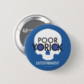 Slecht Yorick Entertainment logo Ronde Button 5,7 Cm (Voorkant /achterkant)