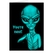 Slechte Alien, jij bent de volgende! (Voorkant)