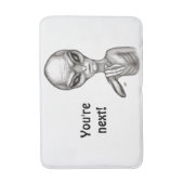 Slechte Alien, jij bent de volgende! Badmat (Voorkant Verticaal)