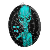 Slechte Alien, jij bent de volgende! Dartbord (Voorkant Rechts)