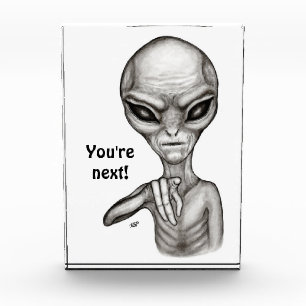 Slechte Alien, jij bent de volgende! Fotoblokken