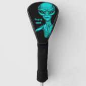 Slechte Alien, jij bent de volgende! Golfheadcover (Voorkant)