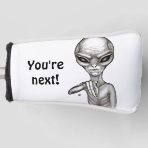 Slechte Alien, jij bent de volgende! Golfheadcover