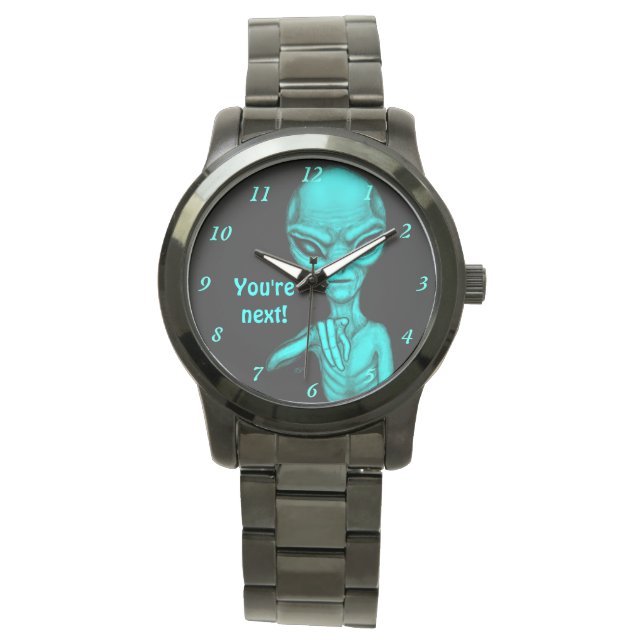 Slechte Alien, jij bent de volgende! Horloge (Voorkant)