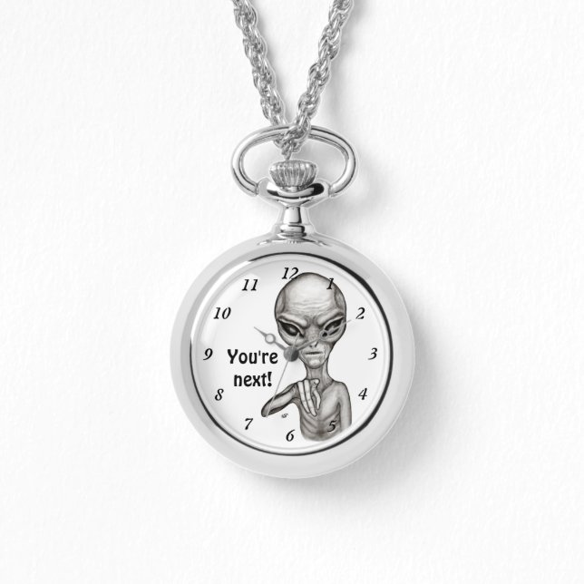 Slechte Alien, jij bent de volgende! Horloge (Voorkant)