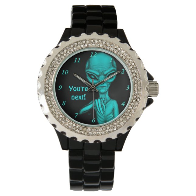 Slechte Alien, jij bent de volgende! Horloge (Voorkant)
