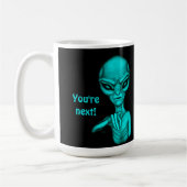 Slechte Alien, jij bent de volgende! Koffiemok (Links)
