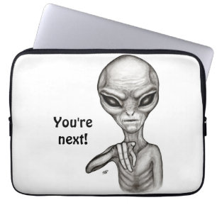 Slechte Alien, jij bent de volgende! Laptop Sleeve