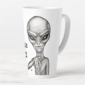 Slechte Alien, jij bent de volgende! Latte Mok (Rechterhoek)