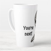 Slechte Alien, jij bent de volgende! Latte Mok (Linkerhoek)