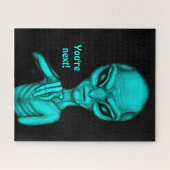 Slechte Alien, jij bent de volgende! Legpuzzel (Horizontaal)