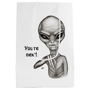 Slechte Alien, jij bent de volgende! Medium Cadeauzakje