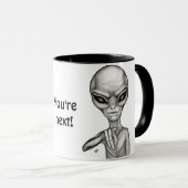 Slechte Alien, jij bent de volgende! Mok (Voorkant rechts)