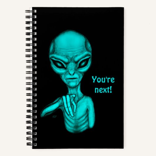 Slechte Alien, jij bent de volgende! Notitieboek (Voorkant)