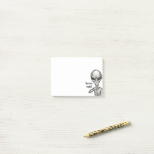 Slechte Alien, jij bent de volgende! Opmerkingen Post-it® Notes