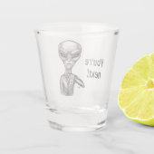 Slechte Alien, jij bent de volgende! Shot Glas (Achterkant)