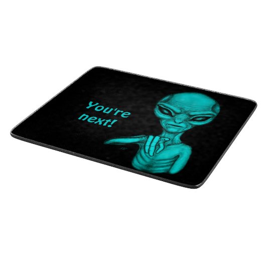 Slechte Alien, jij bent de volgende! Snijplank (Hoek)