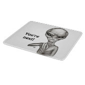 Slechte Alien, jij bent de volgende! Snijplank (Hoek)