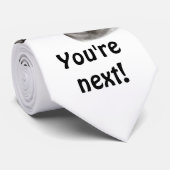 Slechte Alien, jij bent de volgende! Stropdas (Opgerold)