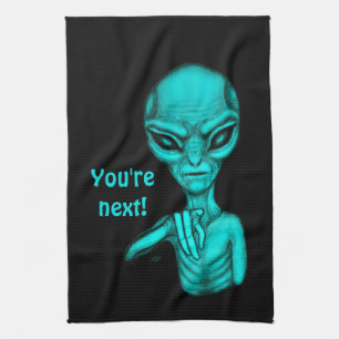 Slechte Alien, jij bent de volgende! Theedoek