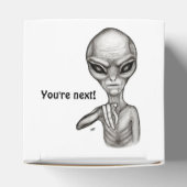 Slechte Alien, jij bent de volgende! Vierbox Bedankdoosjes (Bovenkant)