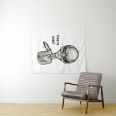 Slechte Alien, jij bent de volgende! Wandkleed (In Situ (horizontaal))