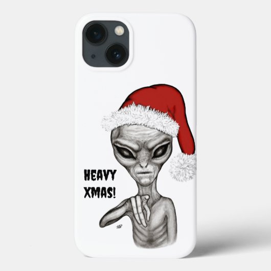 Slechte alien, zware kerst! Case-Mate iPhone case (Achterkant)