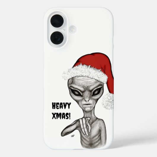 Slechte alien, zware kerst! Case-Mate iPhone case (Achterkant)