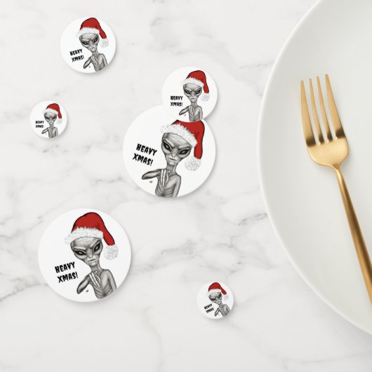 Slechte alien, zware kerst! confetti (Groep)