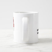 Slechte alien, zware kerst! extra grote beker (Achterkant)