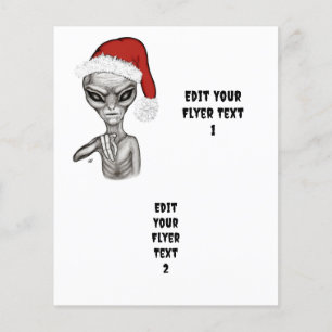 Slechte alien, zware kerst! flyer