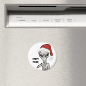 Slechte alien, zware kerst! magneet (Insitu (Vaatwasser))