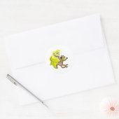slechte banaan ronde sticker (Envelop)
