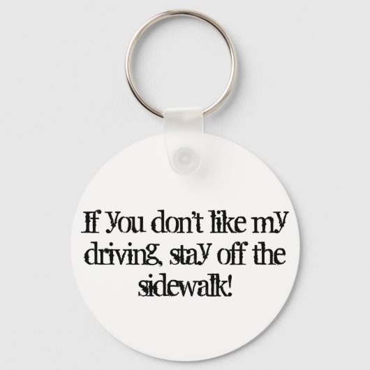 Slechte bestuurdersSleutelhanger Sleutelhanger (Voorkant)