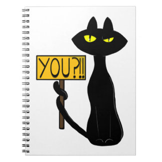 Slechte Boogie -De Kat- "Jij?!!" grappige Notitieb Notitieboek