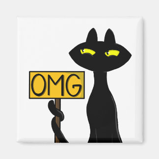 Slechte Boogie -De Kat- "OMG" grappige Magneten
