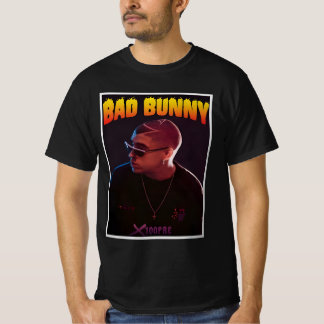 slechte bunny collage grote rapper t-shirt