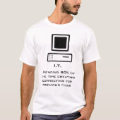 Slechte computerwetenschap t-shirt (Voorkant)