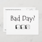 Slechte Dag? Briefkaart (Voorkant / Achterkant)
