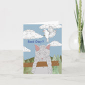 Slechte dag Hang in Daar Kat Kaart (Voorkant)