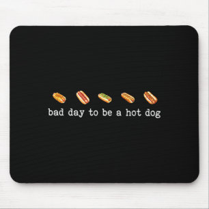 Slechte dag om een hotdog te zijn, grappige bbq gr muismat