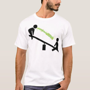 Slechte dag op speelplaats t-shirt