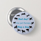 Slechte dag ronde button 5,7 cm (Voorkant /achterkant)