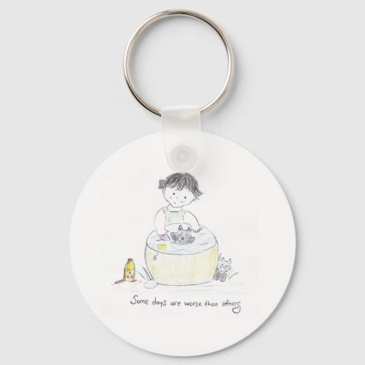 Slechte dag sleutelhanger (Voorkant)