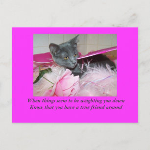 slechte dagkaart. briefkaart