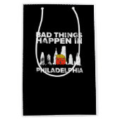 Slechte gebeurtenis Philadelphia Halloween Spooky Medium Cadeauzakje (Voorkant)