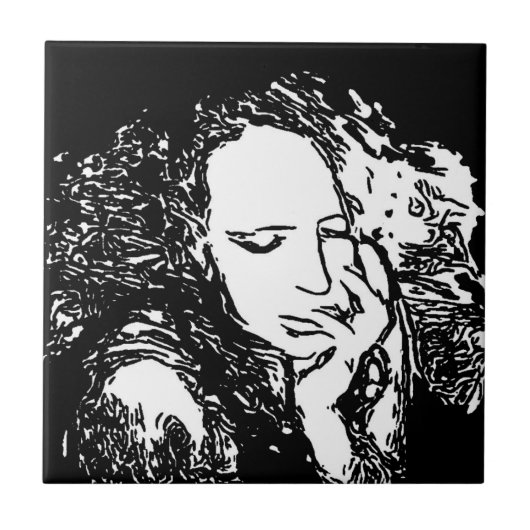 Slechte habitat tegeltje (Voorkant)