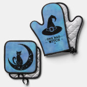 Slechte heks ovenwant & pannenlap set (Voorkant / Achterkant)