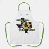 Slechte heks van het wilde westen schort (Voorkant)