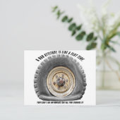 Slechte hoogte als platte band briefkaart (Staand voorkant)